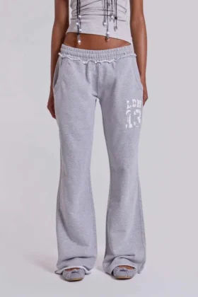 13 Grey Marl Bootcut Monster Joggers