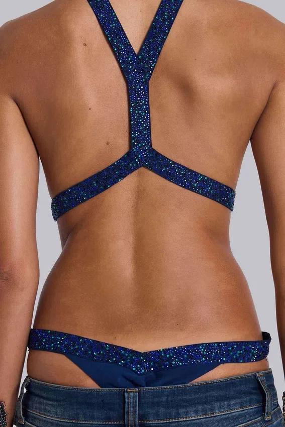 6AM Cut Out Bodysuit in Midnight