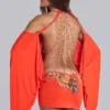 Alula Embellished Tropical Mini Dress