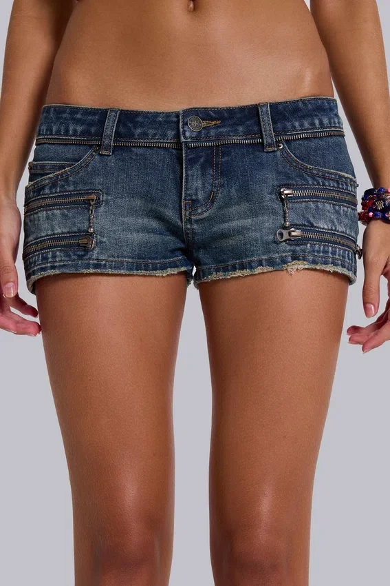 Ardor Mini Denim Shorts in Blue Wash