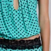 Ashlee Polkadot Lace Mini Shorts