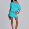Azurae Studded Backless Top