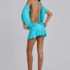 Azurae Studded Backless Top