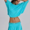 Azurae Studded Mini Skort