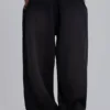 Black Baggy Cuffed Monster Joggers