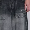 Black Eroded XL Colossus Jeans