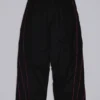 Black Mesh Vapor Tracksuit Bottoms