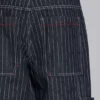 Black Ollie Pinstripe XL Colossus Jeans