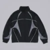 Black Panelled Vapor Jacket