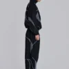 Black Panelled Vapor Joggers