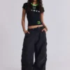 Black Parachute Cargo Pants