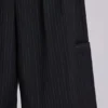 Black Pinstripe XL Goliath Baggy Shorts