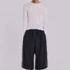 Black Vapor 3/4 Shorts