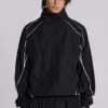 Black Vapor Tracksuit Top