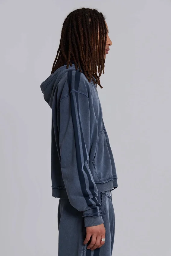 Blue Sporty Baggy Monster Hoodie