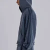Blue Sporty Baggy Monster Hoodie