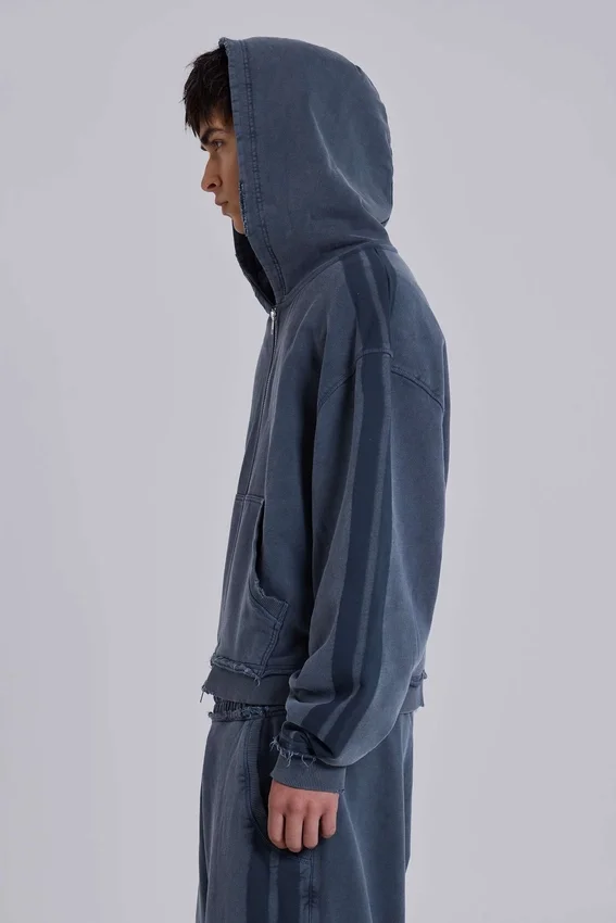 Blue Sporty Baggy Monster Hoodie