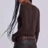Brown Mist Long Sleeve Top