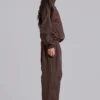 Brown Vapor Tracksuit Bottoms