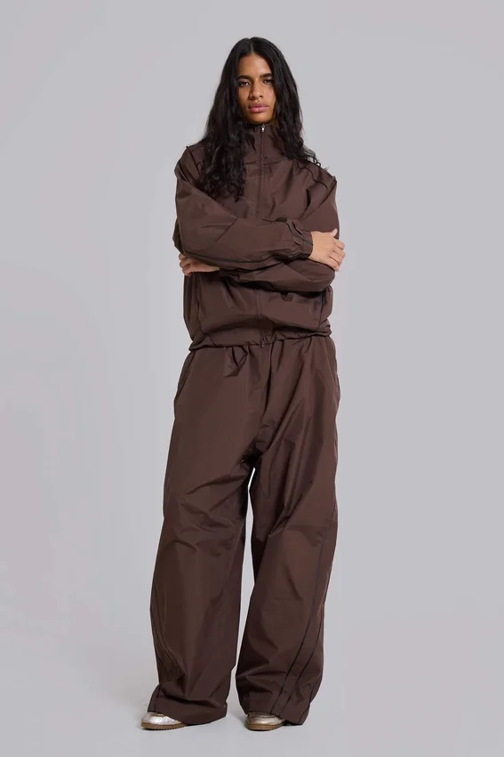 Brown Vapor Tracksuit Top