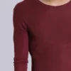 Burgundy Haze Long Sleeve Top