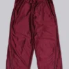 Burgundy Metallic Vapor Joggers
