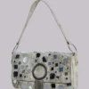 Chara Metallic Mirror Shoulder Bag