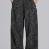 Charcoal Leopard Monster Joggers