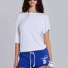 Cleo Mini Jogger Shorts in Blue
