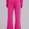 Cleo Slouchy Bootcut Jogger in Pink