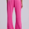 Cleo Slouchy Bootcut Jogger in Pink