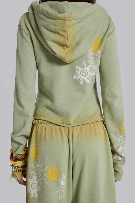Cleo Sunfade Zip Through Hoodie
