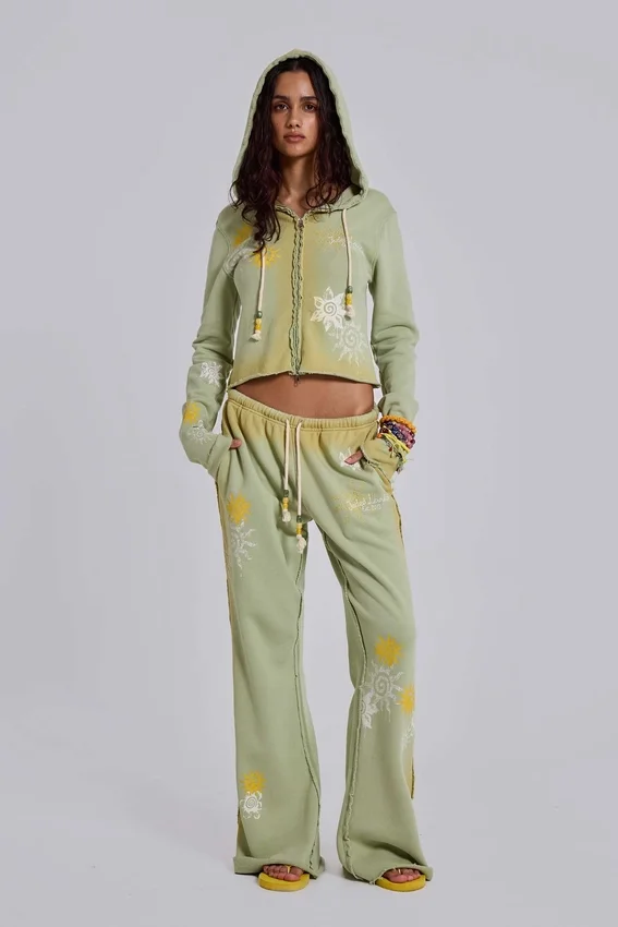 Cleo Sunfade Slouchy Bootcut Jogger