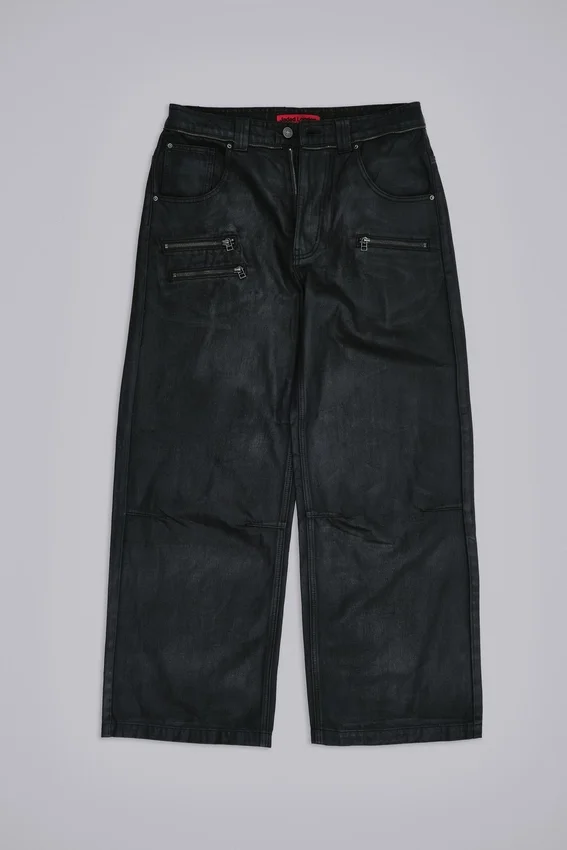 Coated Zip Colossus Jeans
