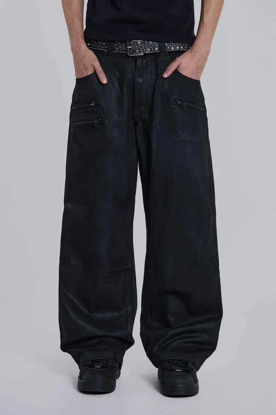 Coated Zip Colossus Jeans