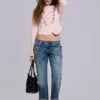 Cooper Embellished Crop Jeans