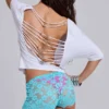 Corine Backless Beaded Top