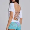 Corine Backless Beaded Top