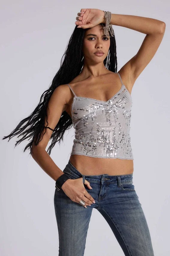 Cosmic Sequin Cami Top