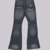 Cross Chain Blue Drift Bootcut Jeans