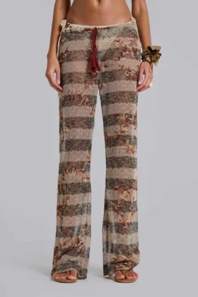 Deva Stripe Knit Trousers