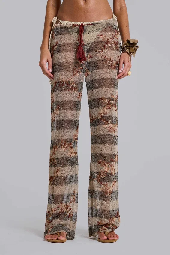 Deva Stripe Knit Trousers