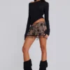 Ellora Embellished Mini Skirt