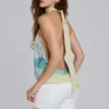 Enya Mesh Backless Top