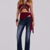 Etta Beaded Halter Top