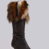 Fauna Faux Fur Heeled Boot