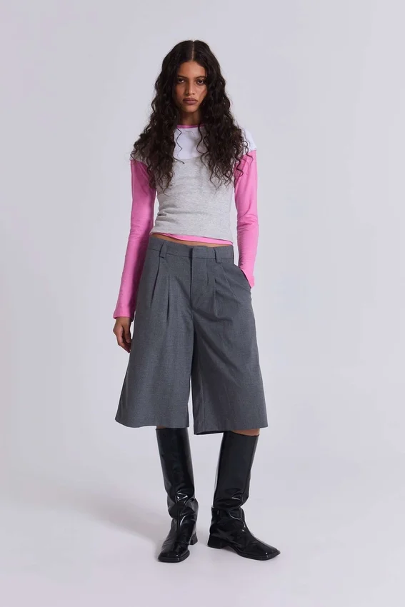 Grey Goliath Tailored Shorts