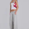 Grey Marl Baggy Monster Joggers
