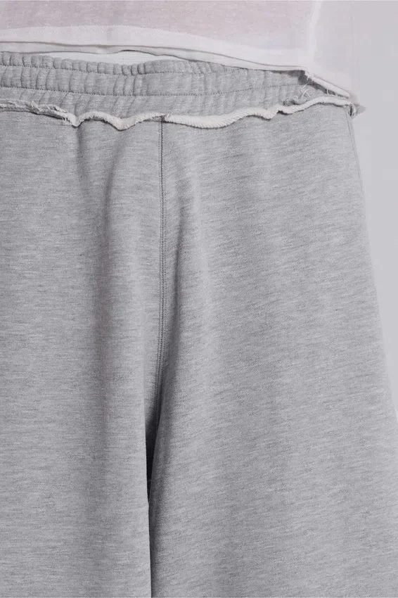 Grey Marl Baggy Monster Joggers