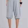 Grey Marl Cropped Monster Joggers